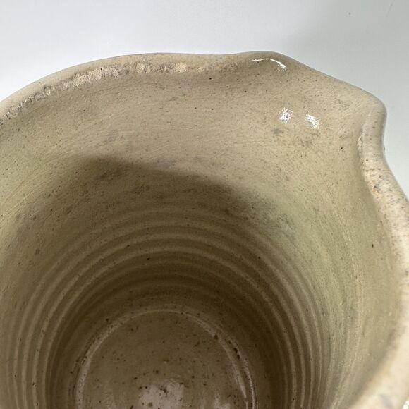 Paul Storie Pottery Co Pitcher Vase Utensil Holder 7.5" Farmhouse Cottagecore - Picture 13 of 14